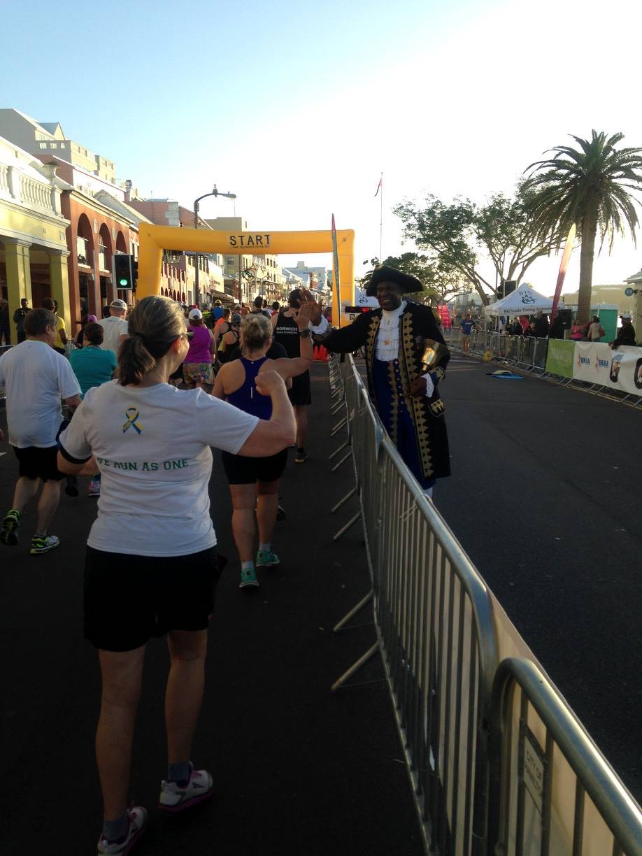 With Town Crier at Start